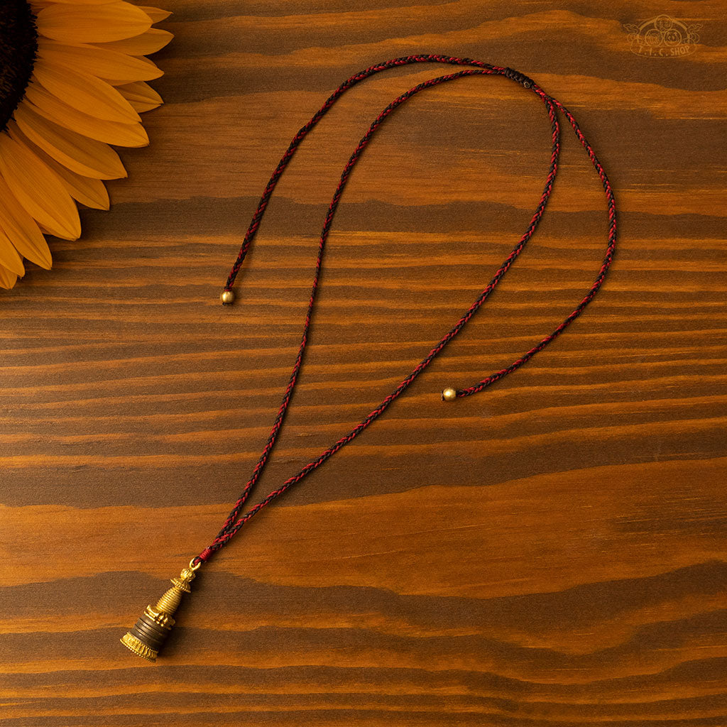 Brass Stupa Gau Locket Pendant