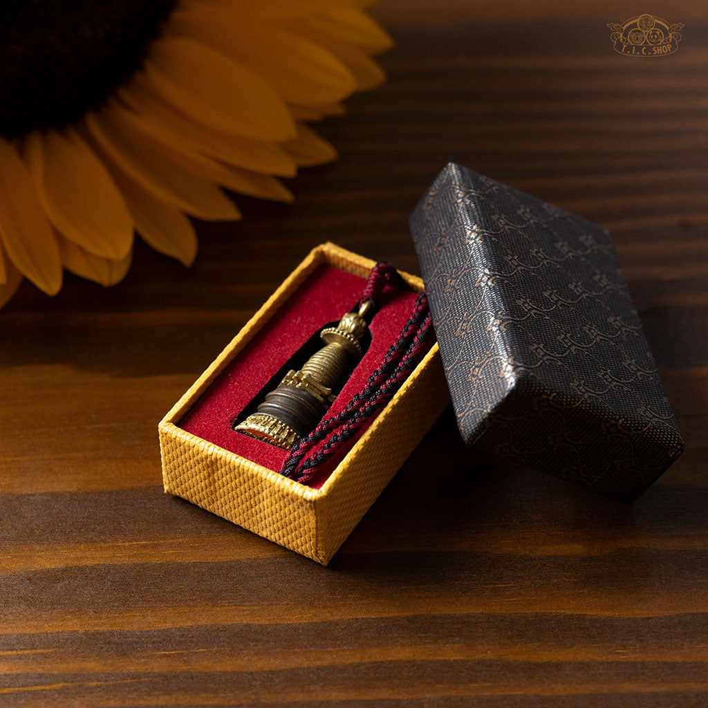 Brass Stupa Gau Locket Pendant