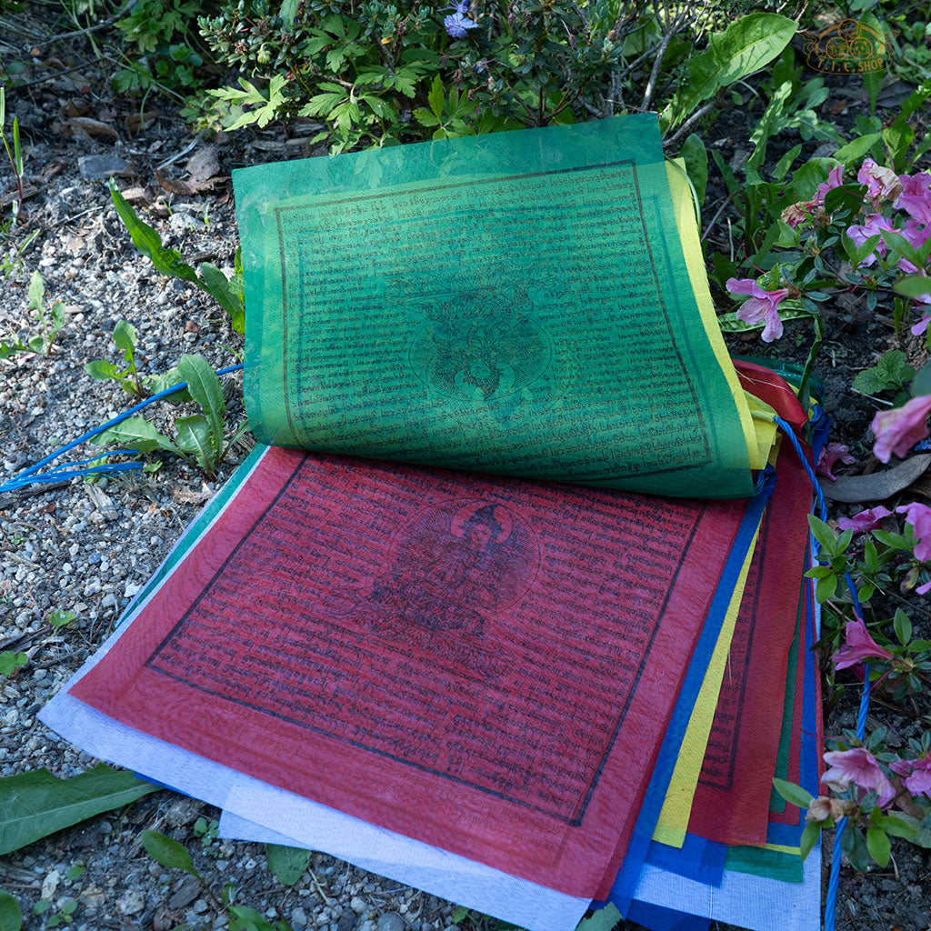 Hand-printed Tara Prayer Flags 8m