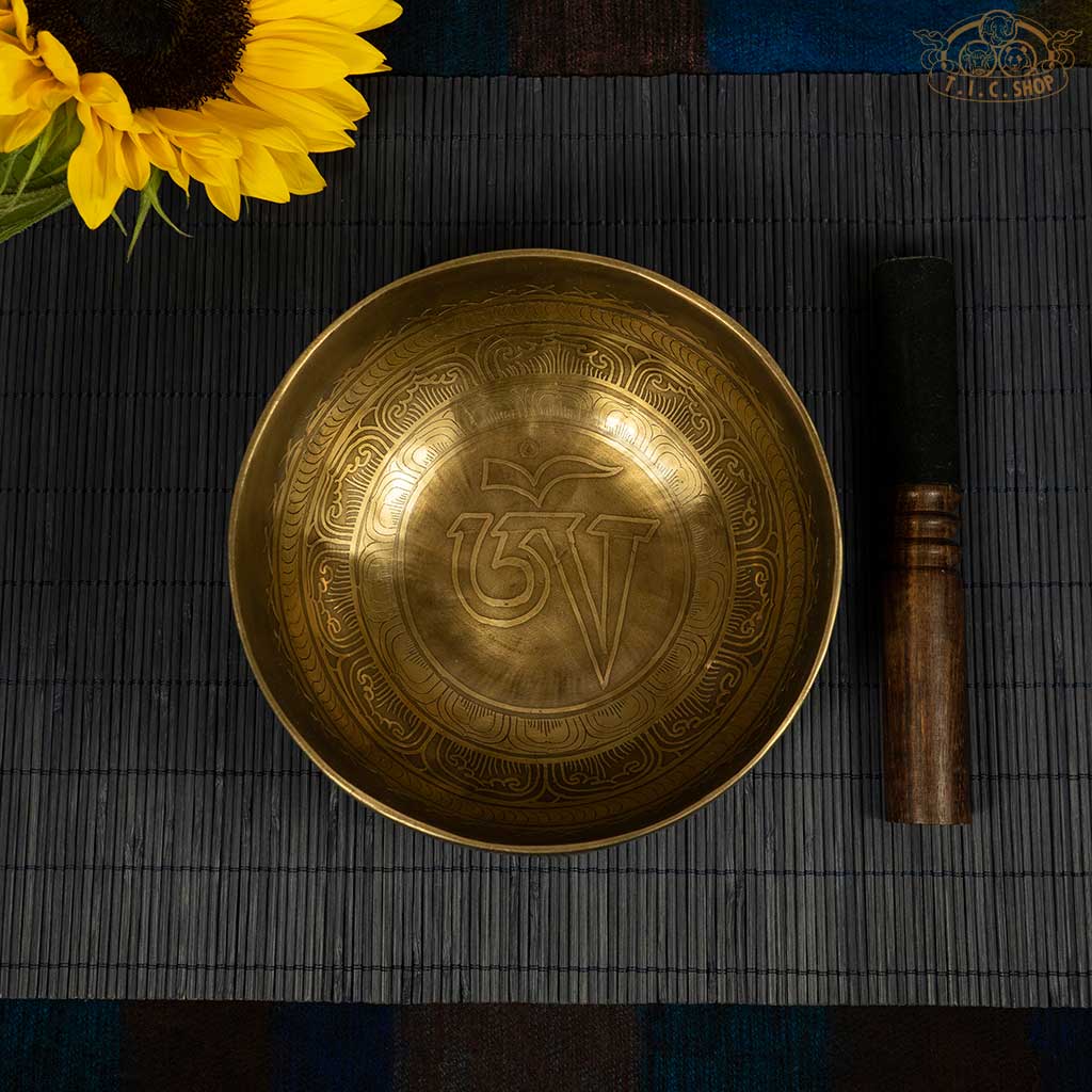 Om Mantra Singing Bowl Set