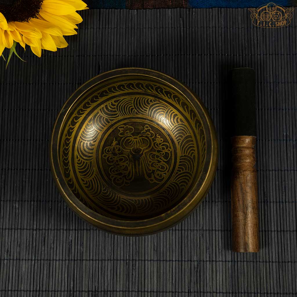 Auspicious Symbols Singing Bowl Set