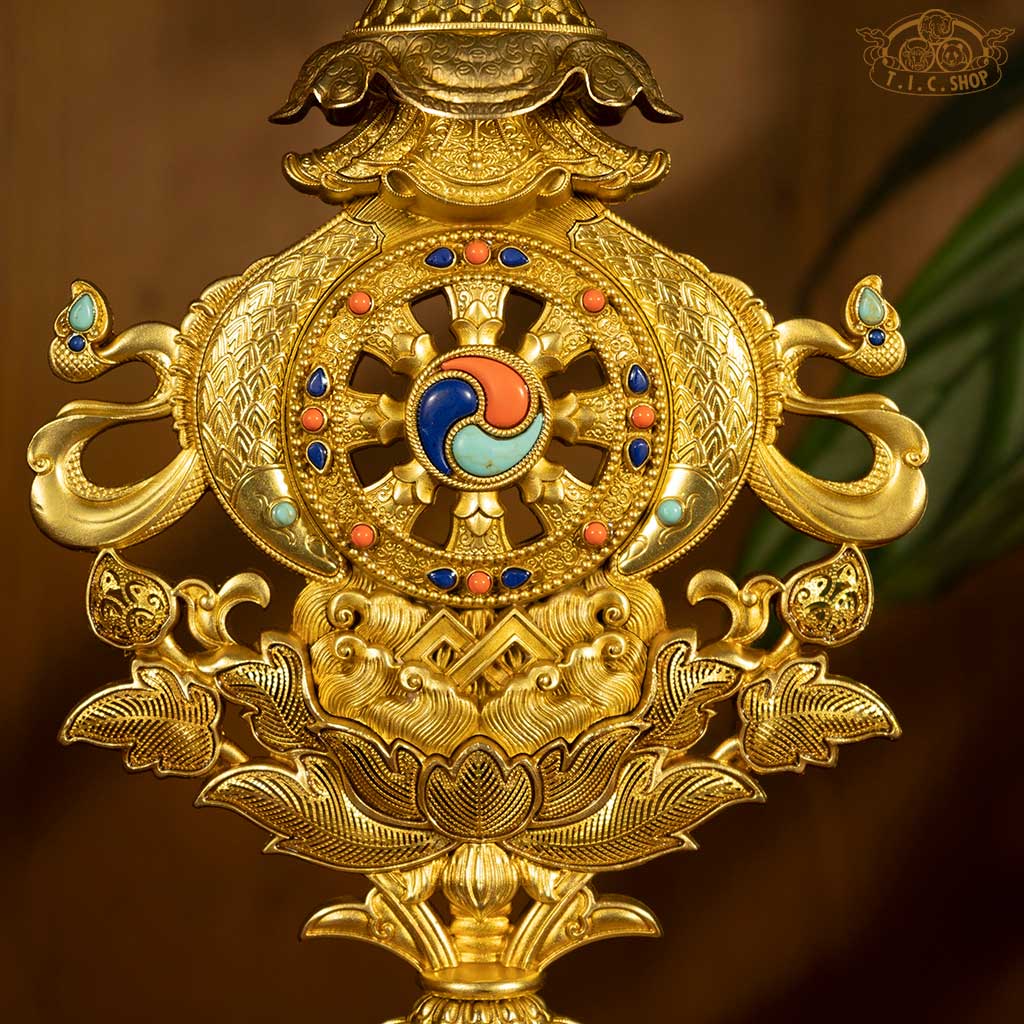 Eight Auspicious Symbols Buddhist Altar Decoration