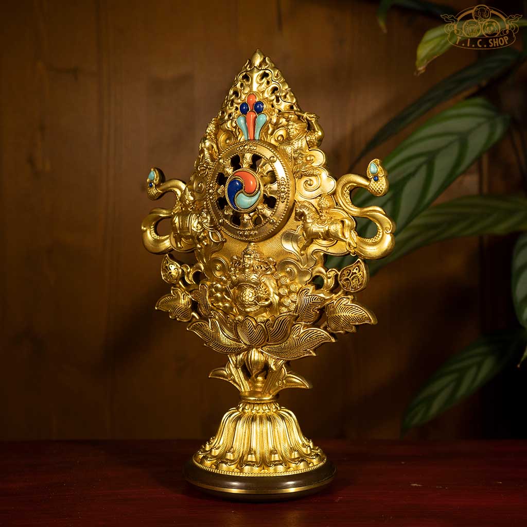 Seven Precious Emblems of Royalty Buddhist Altar Decoration