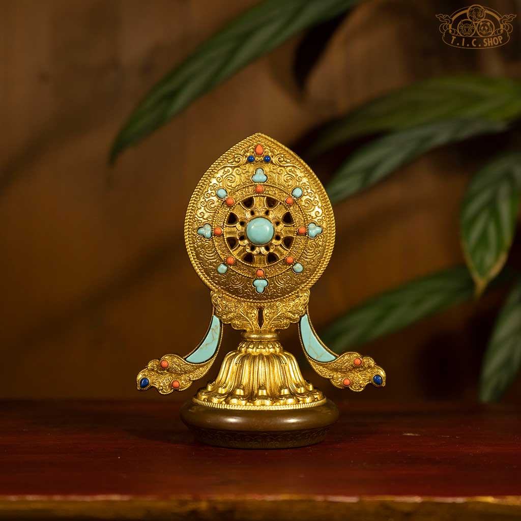 Dharmachakra Buddhist Altar Decoration