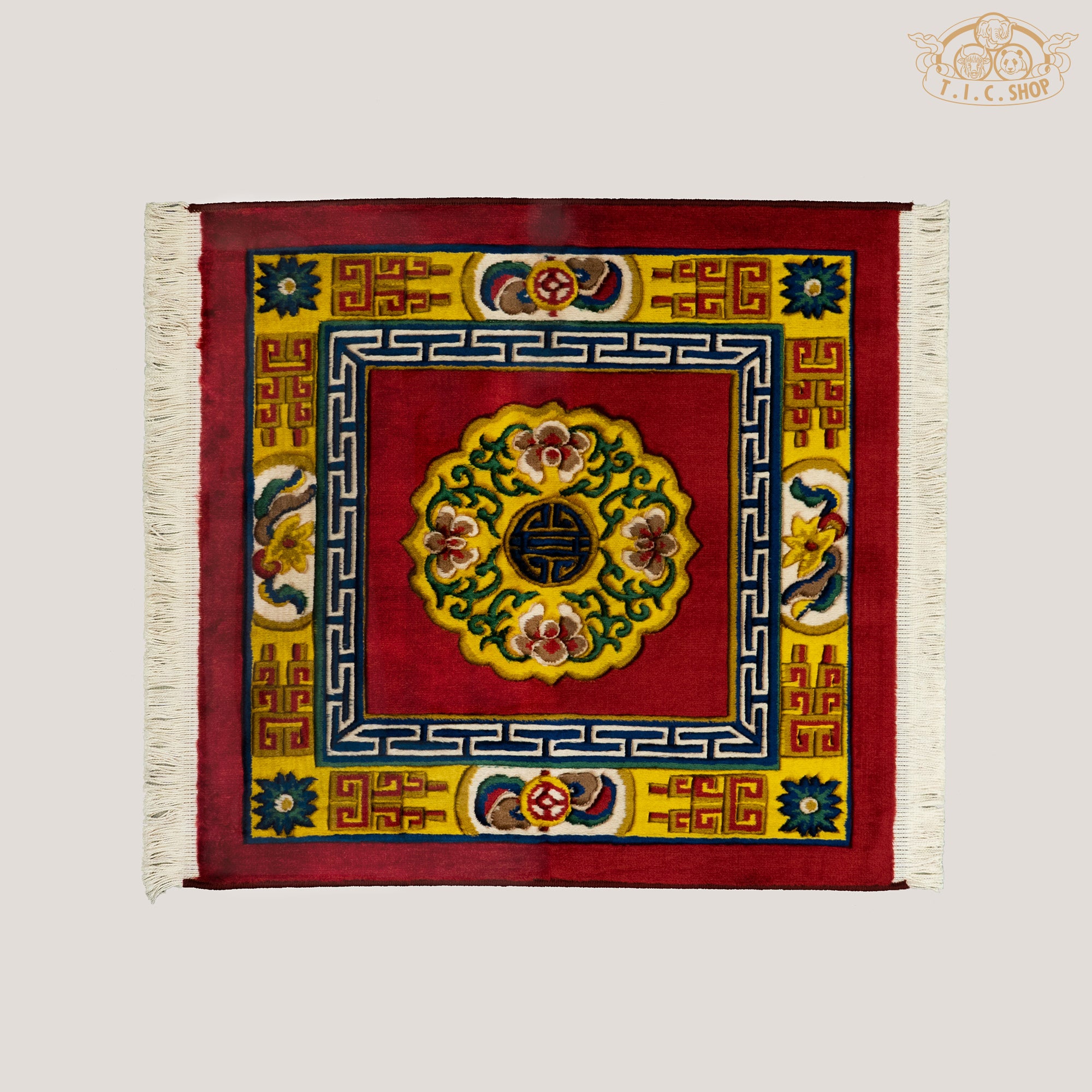 Tibetan Wool Carpet 75x75 cm