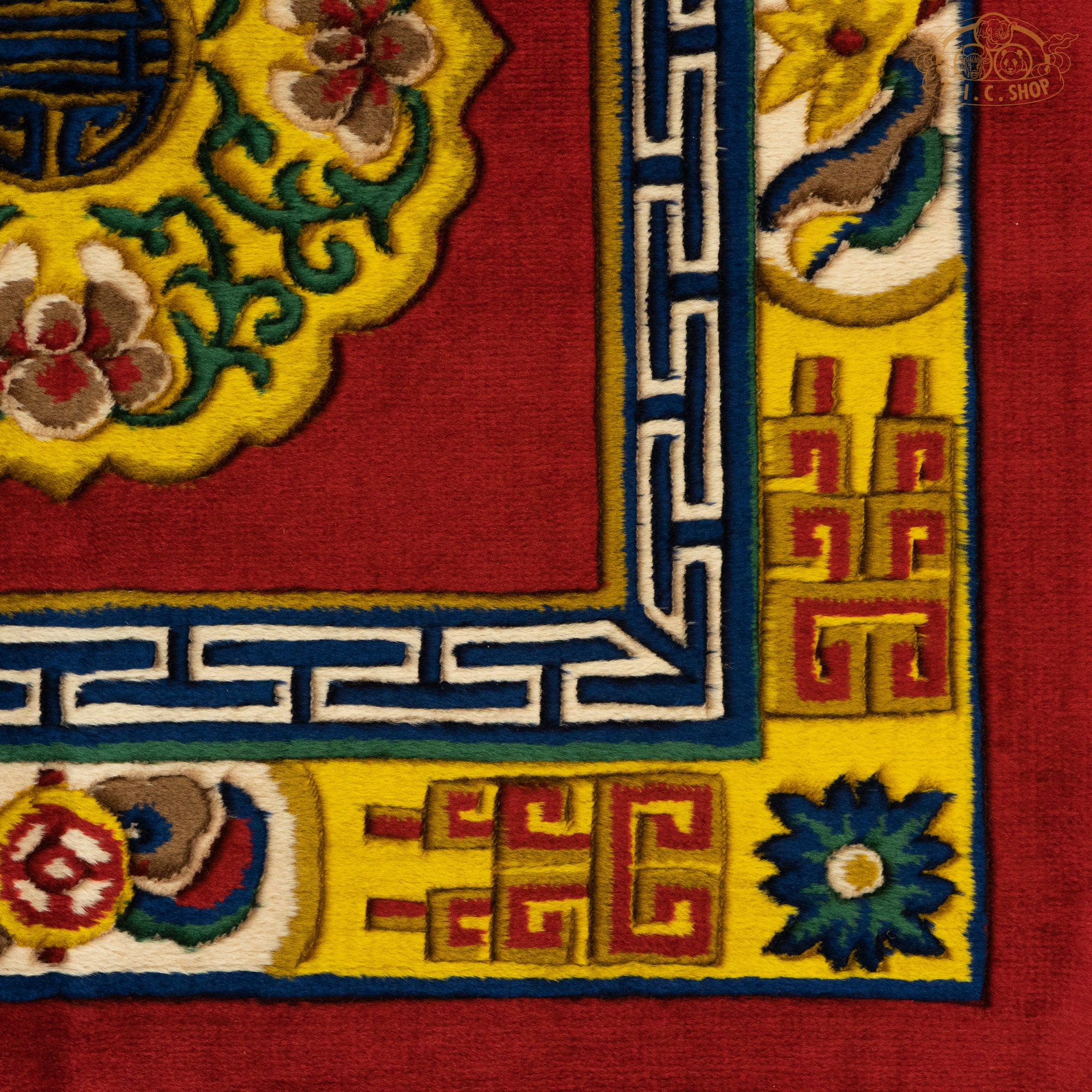 Tibetan Wool Carpet 75x75 cm