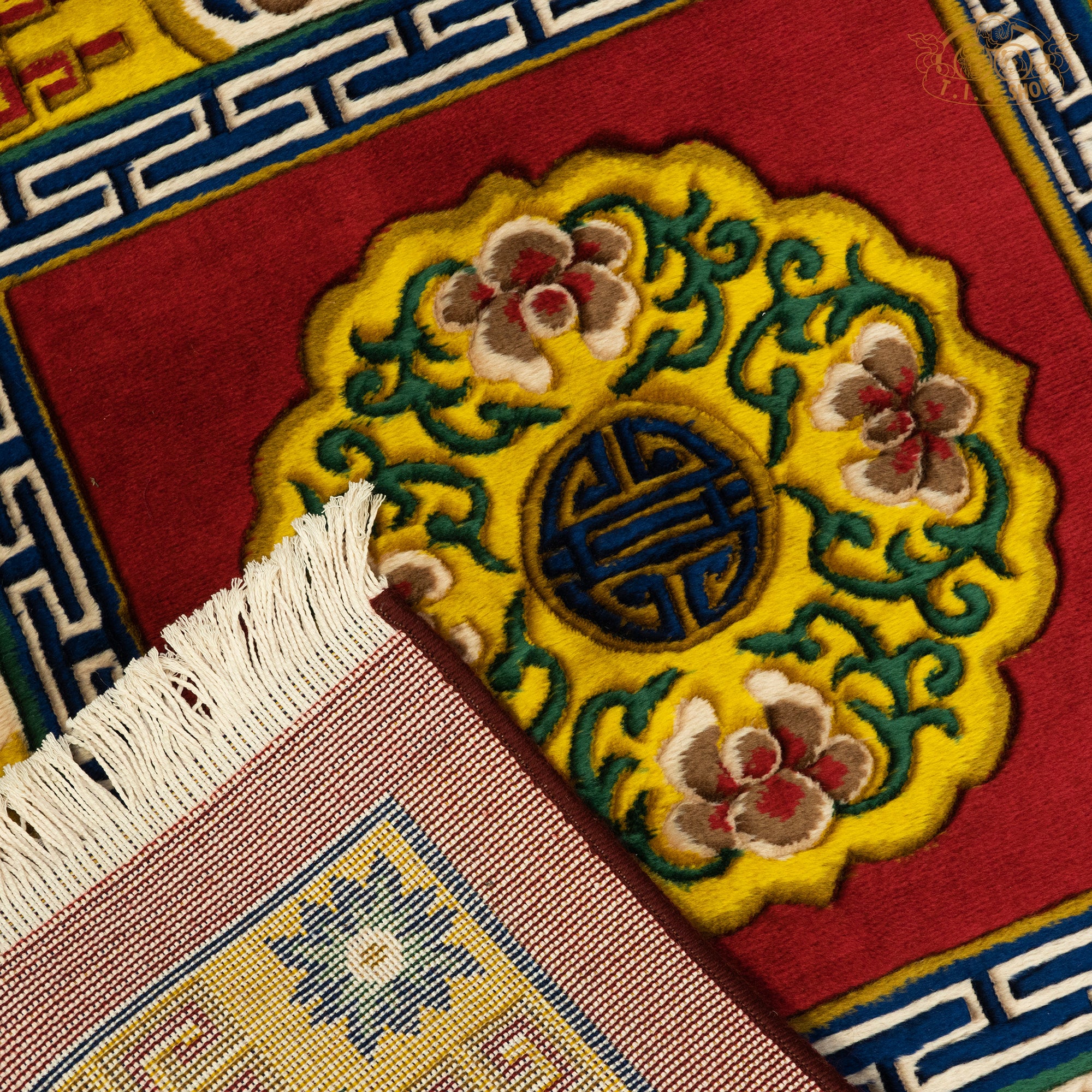 Tibetan Wool Carpet 75x75 cm