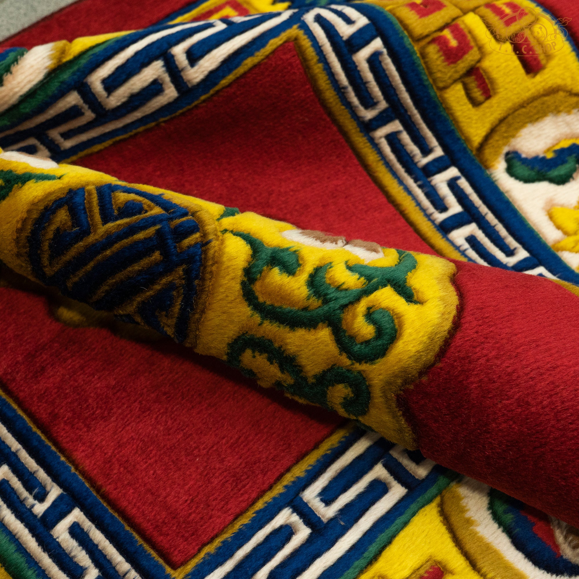 Tibetan Wool Carpet 75x75 cm