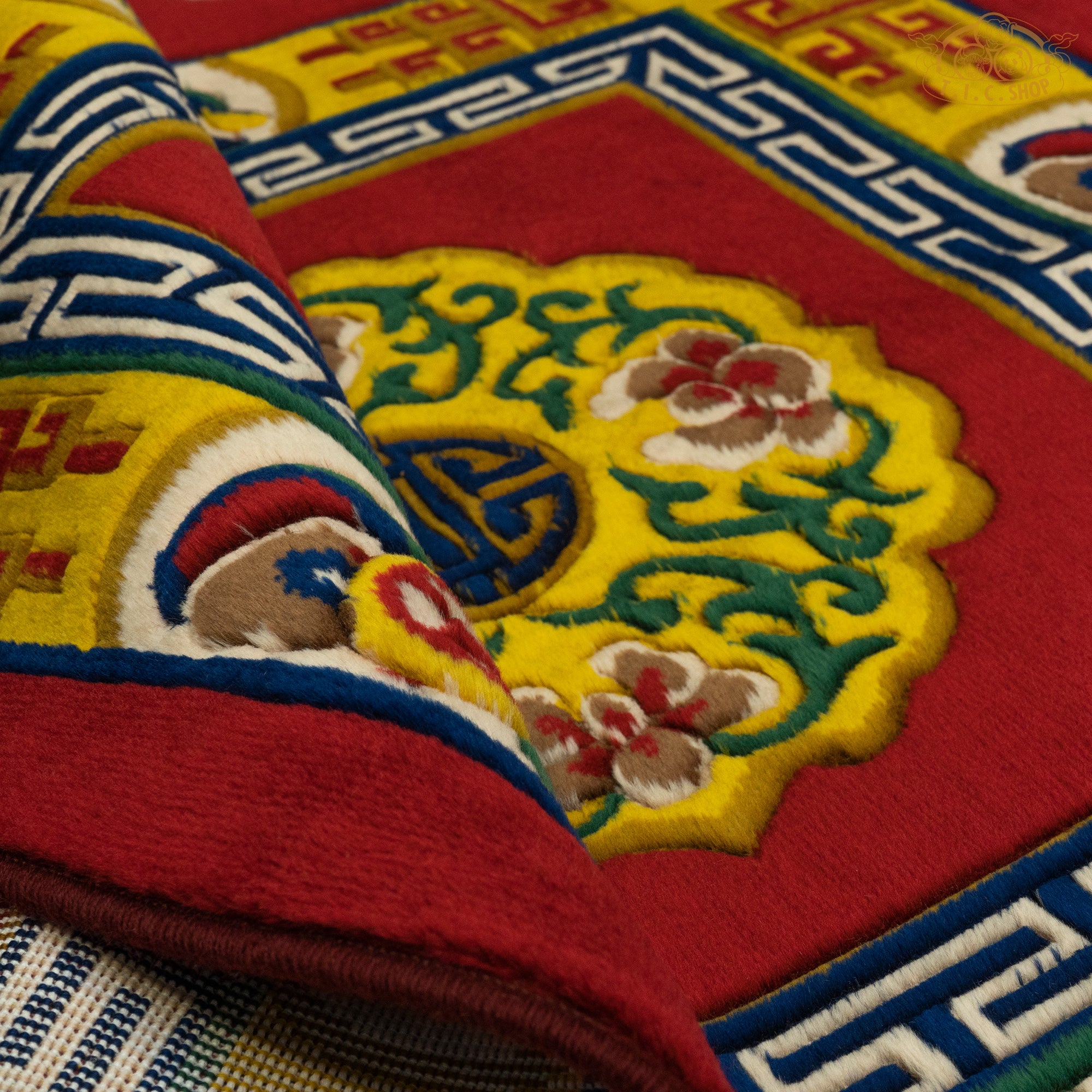 Tibetan Wool Carpet 75x75 cm