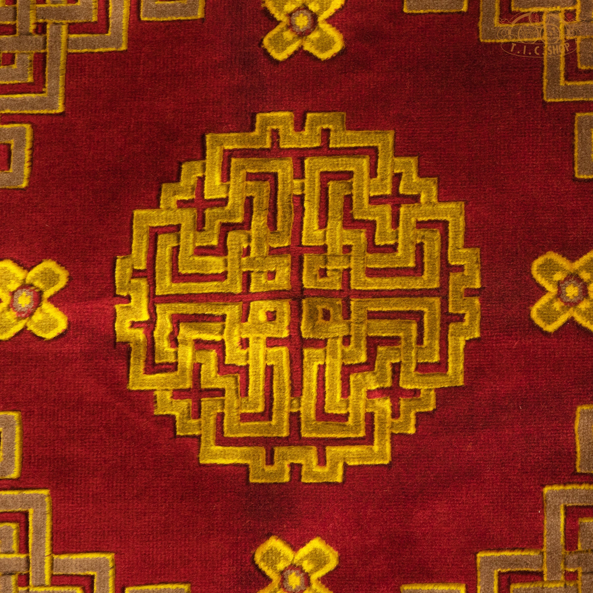 Tibetan Wool Carpet 75x75 cm