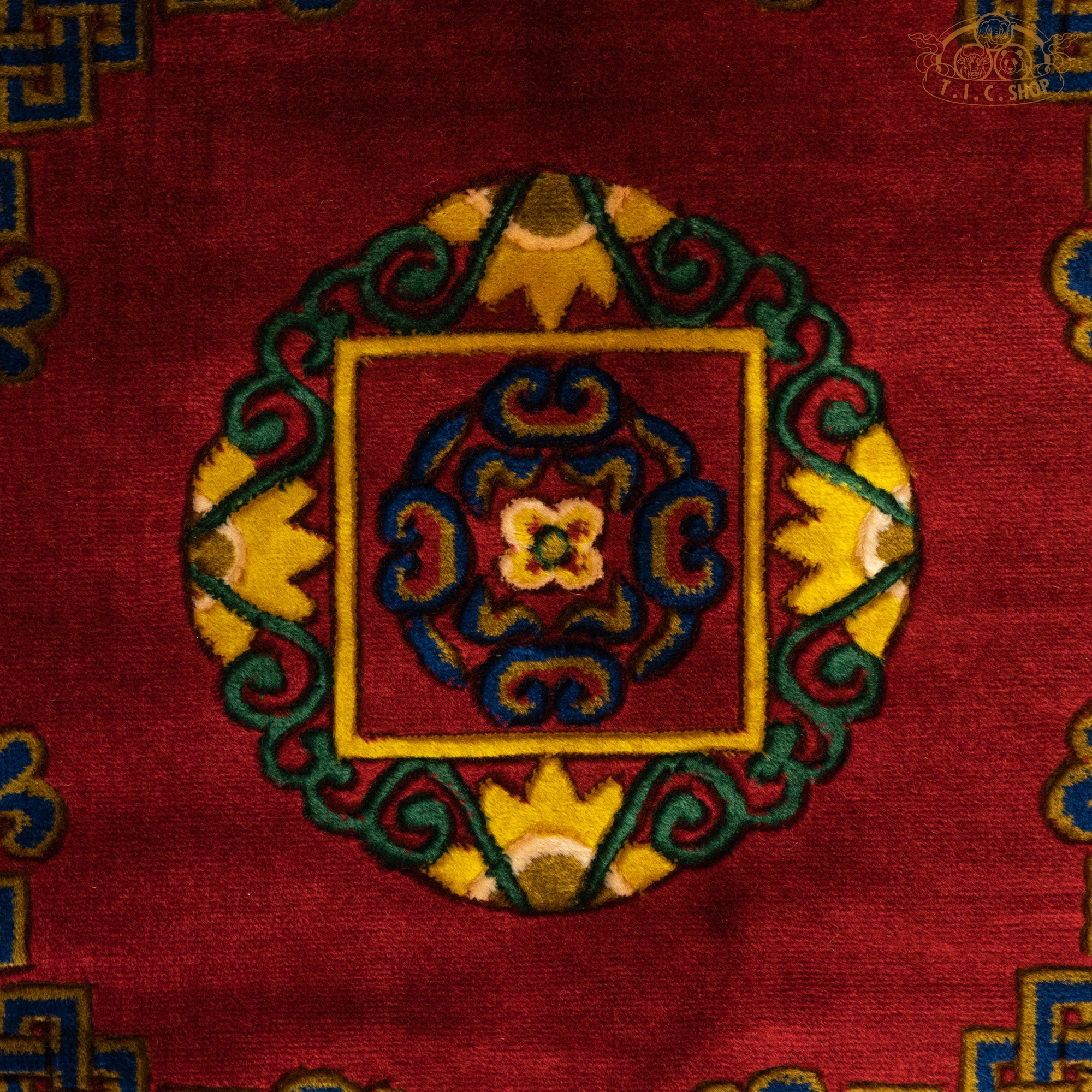 Tibetan Wool Carpet 75x75 cm