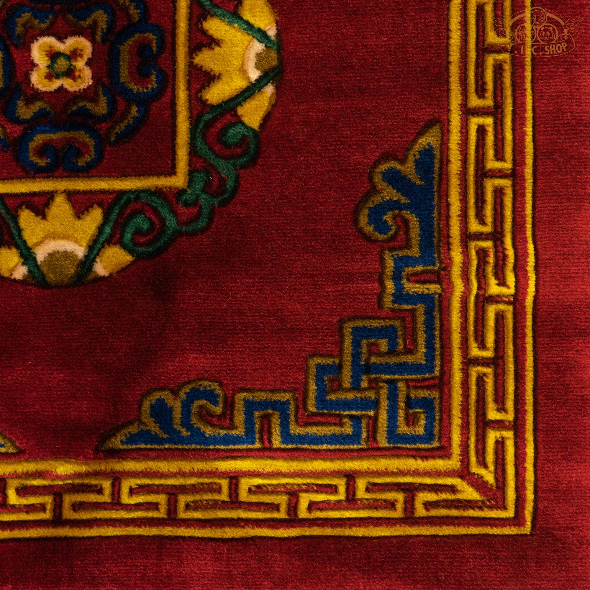 Tibetan Wool Carpet 75x75 cm