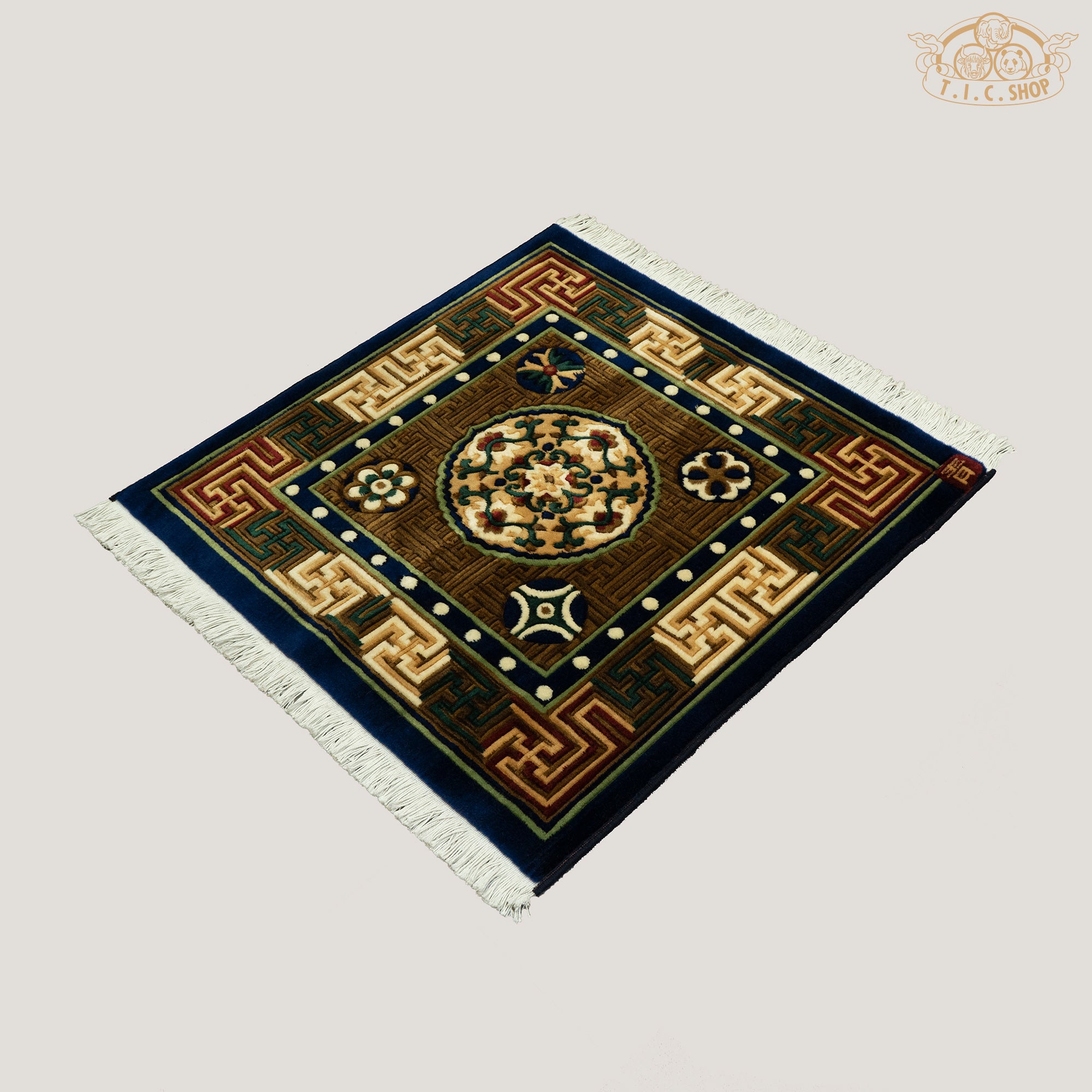 Tibetan Wool Carpet 80x80 cm