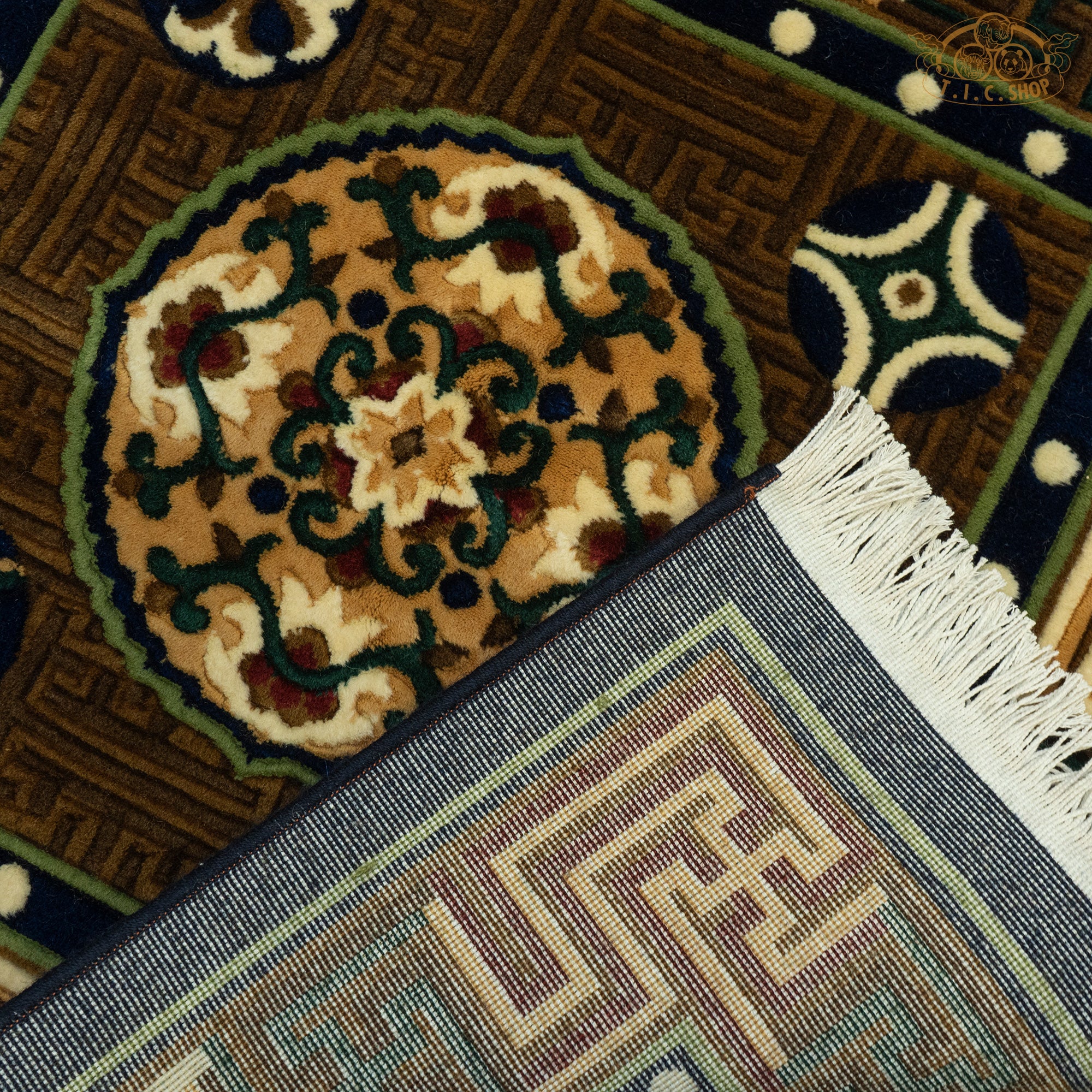 Tibetan Wool Carpet 80x80 cm