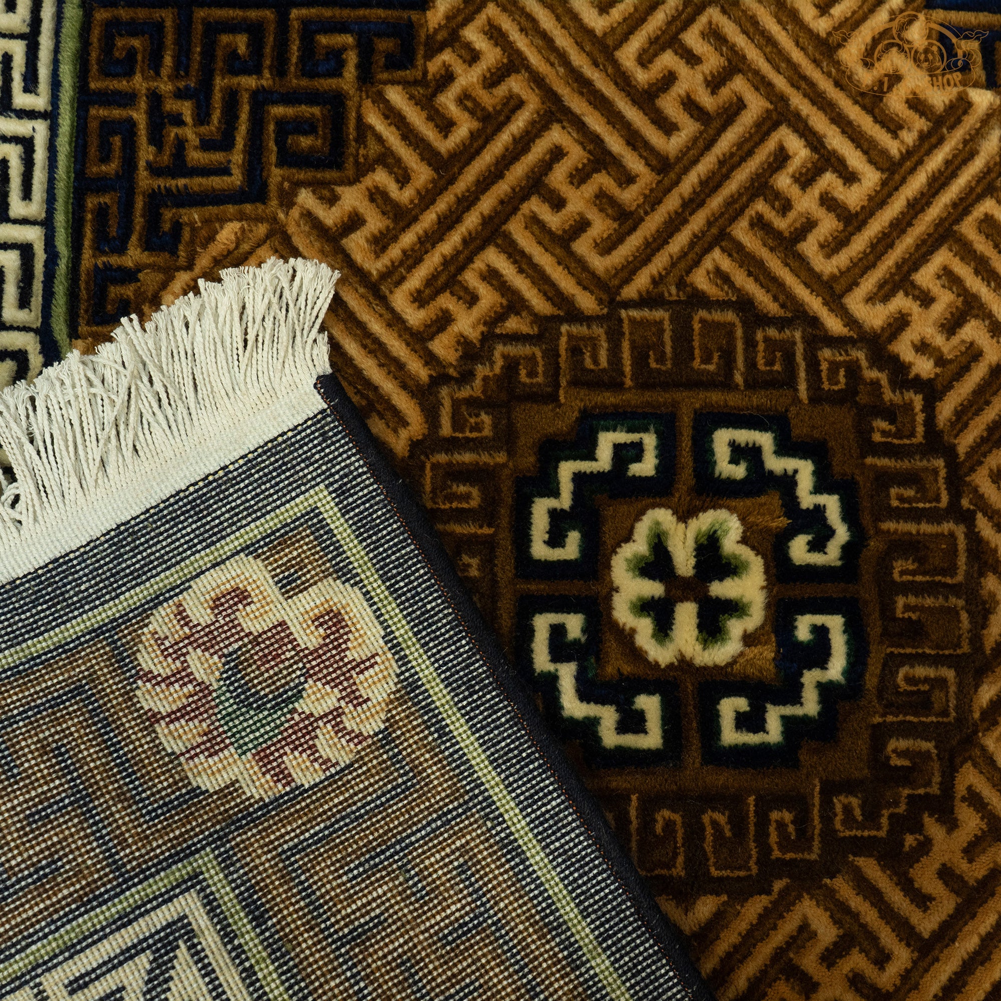 Tibetan Wool Carpet 80x80 cm