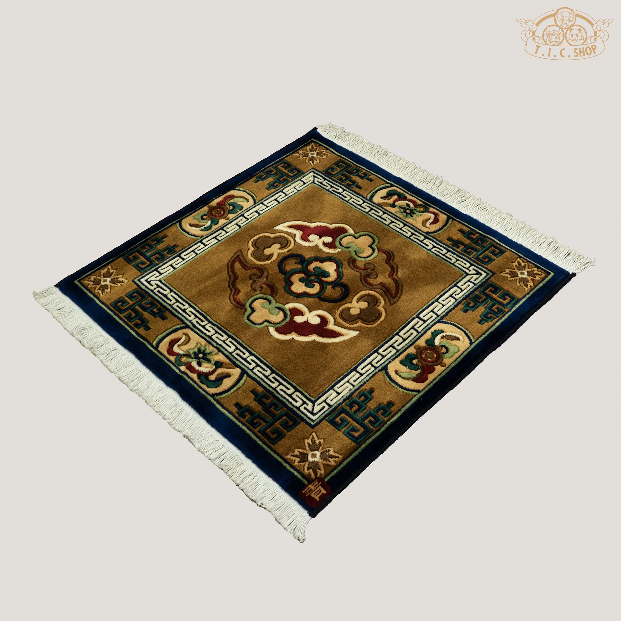 Tibetan Wool Carpet 80x80 cm