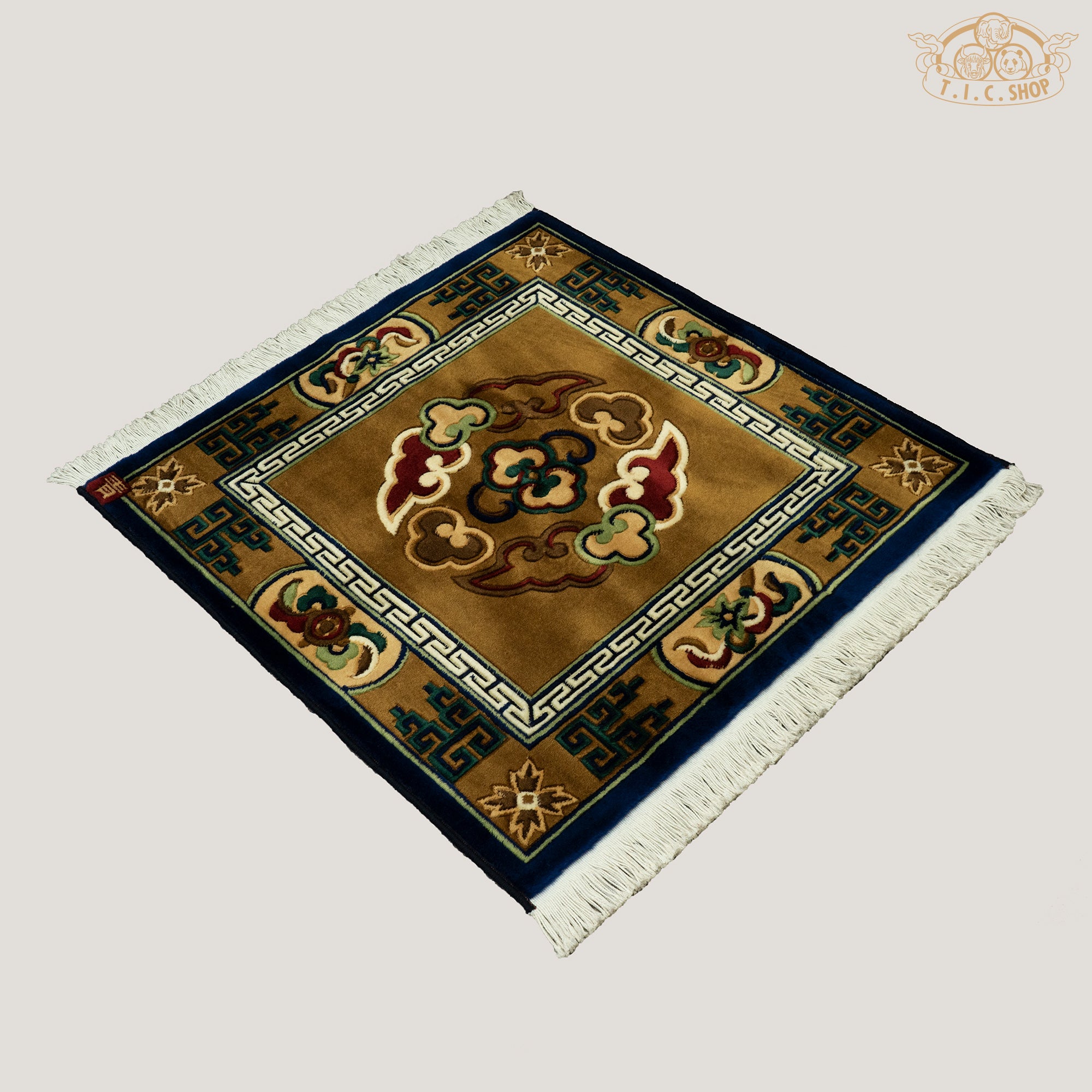 Tibetan Wool Carpet 80x80 cm