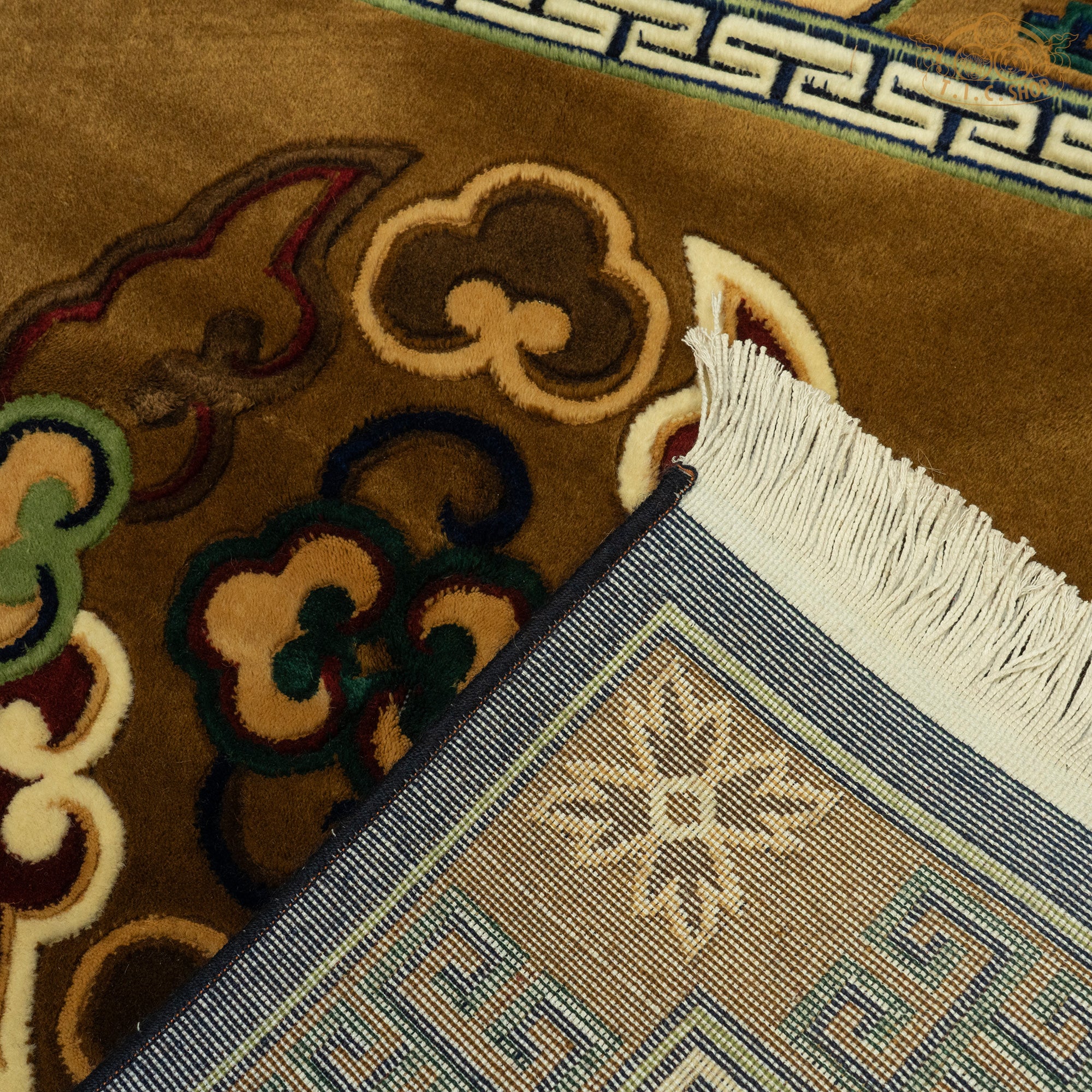 Tibetan Wool Carpet 80x80 cm