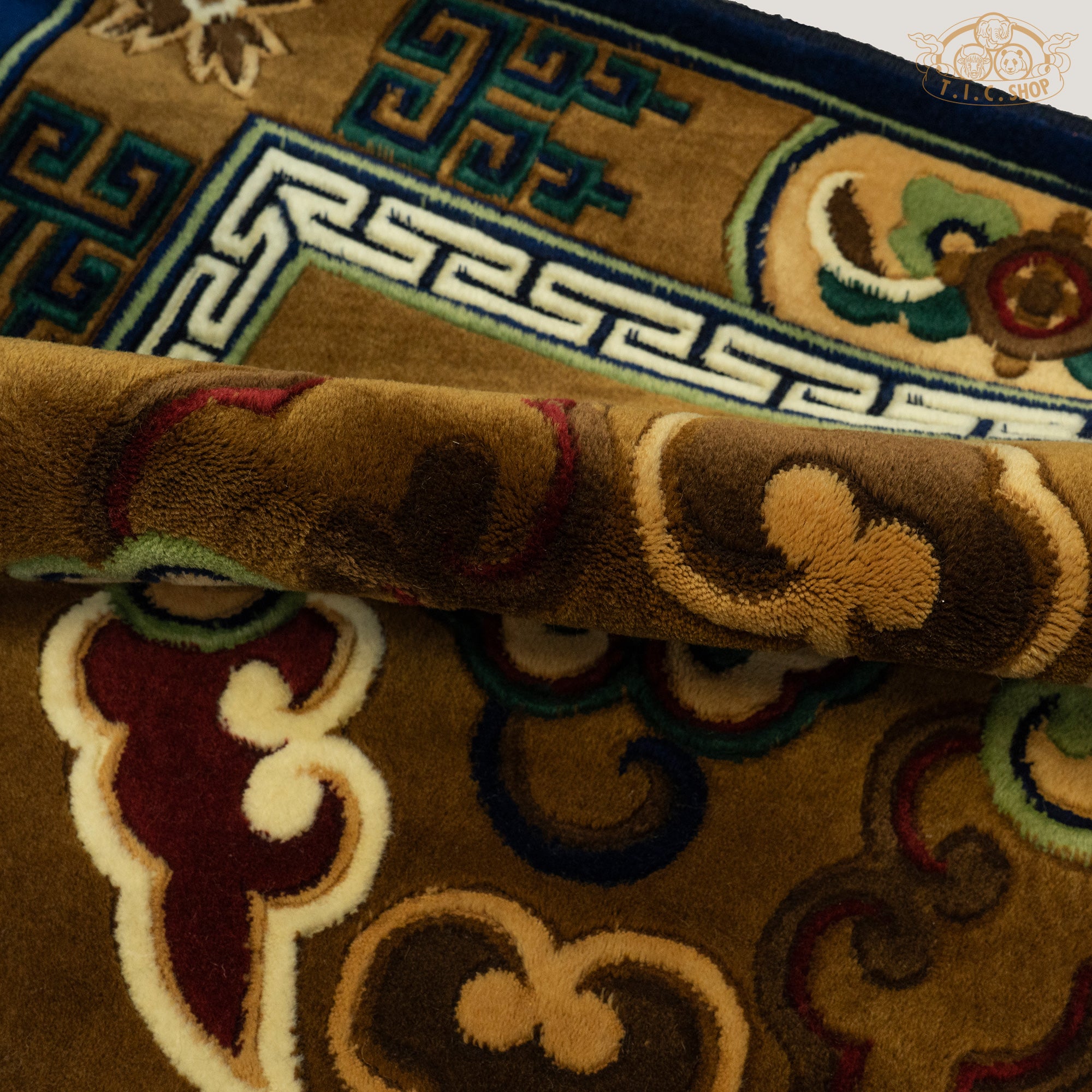 Tibetan Wool Carpet 80x80 cm