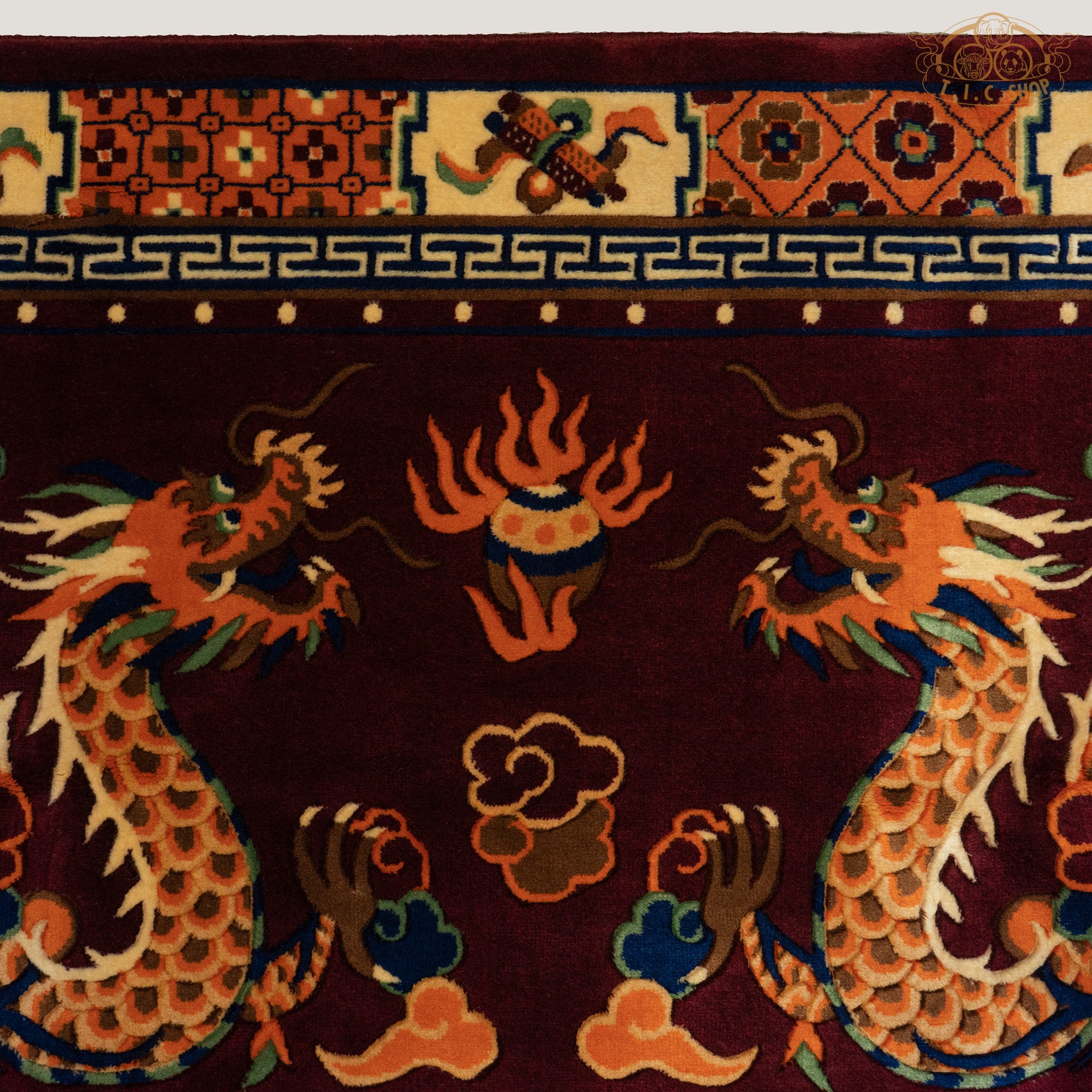 Tibetan Wool Carpet 90x180 cm