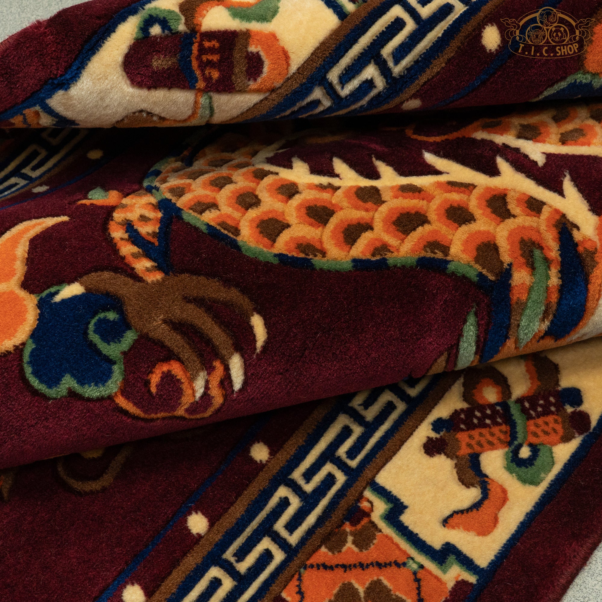 Tibetan Wool Carpet 90x180 cm