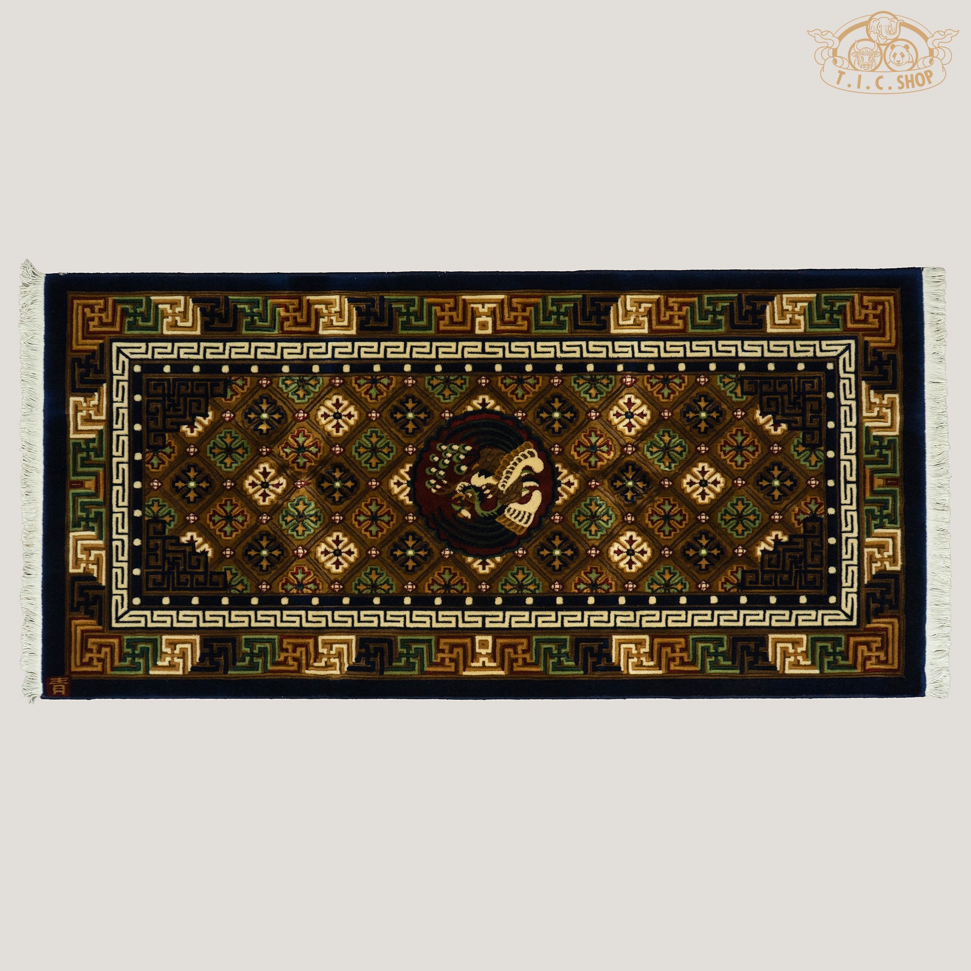 Tibetan Wool Carpet 90x180 cm