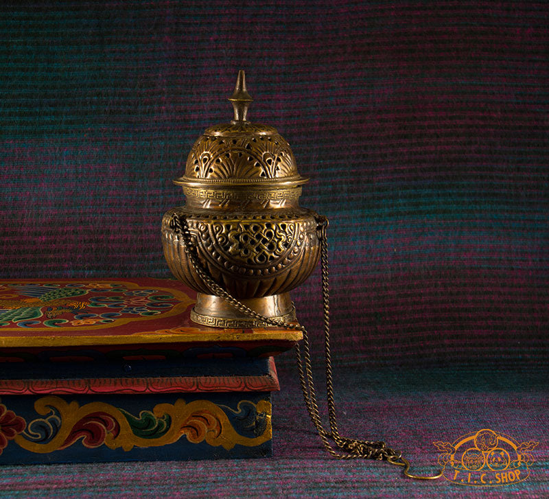 Copper Hanging Incense Burner
