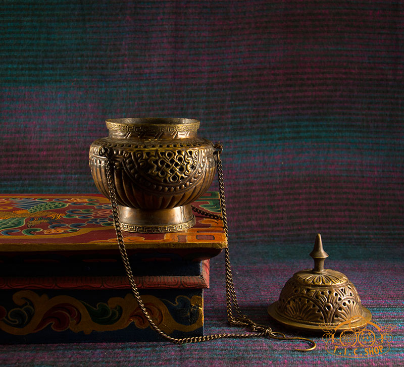 Copper Hanging Incense Burner