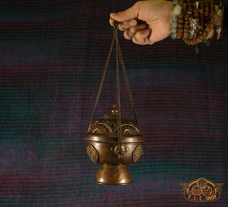 Copper Hanging Incense Burner
