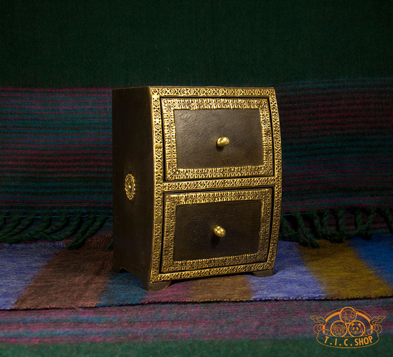 Indian Wooden Drawer Box