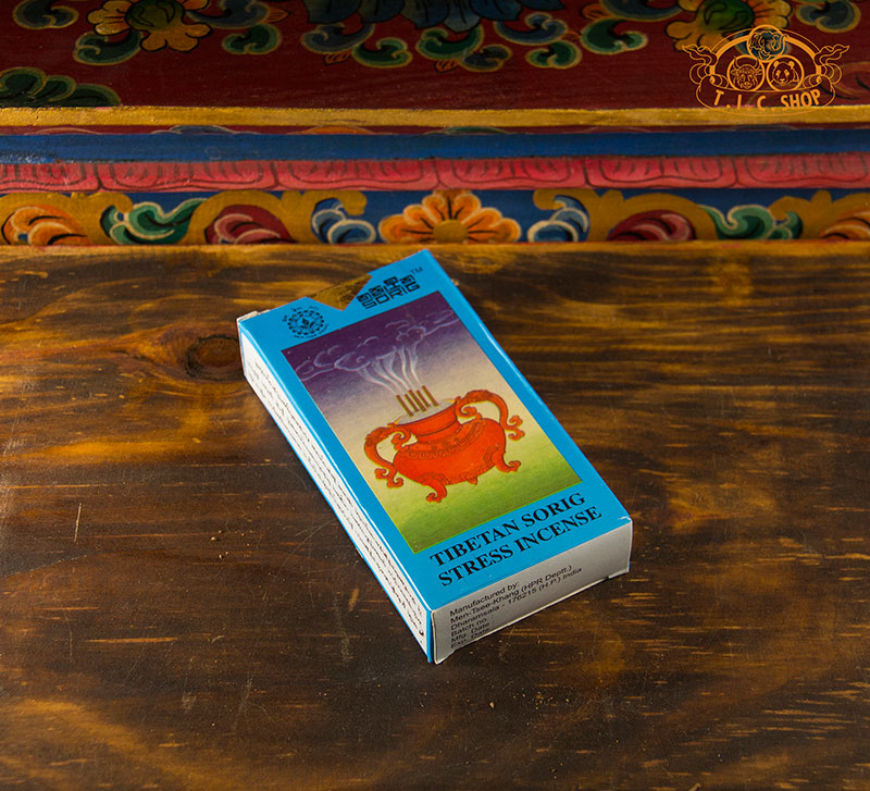 Sorig Tibetan stress incense with 24 herbal sticks for calming mind and balancing energy