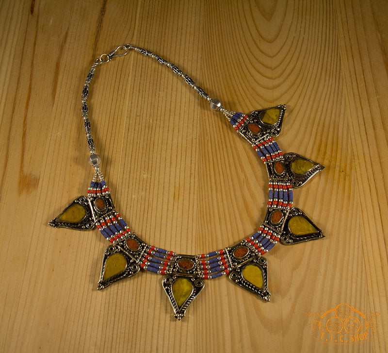 Sunlight Through the Mountain Traditional Tibetan Style Necklace
