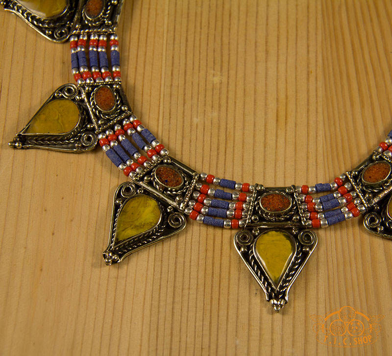 Sunlight Through the Mountain Traditional Tibetan Style Necklace