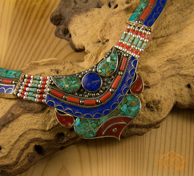Traditional Handmade Tibetan Style Necklace