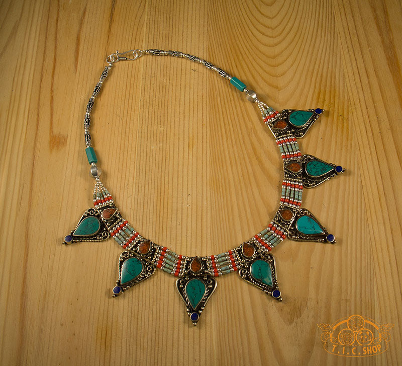 Traditional Handmade Tibetan Style Necklace