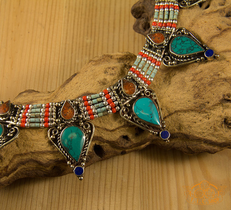 Traditional Handmade Tibetan Style Necklace