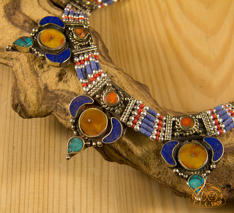Traditional Handmade Tibetan Style Necklace