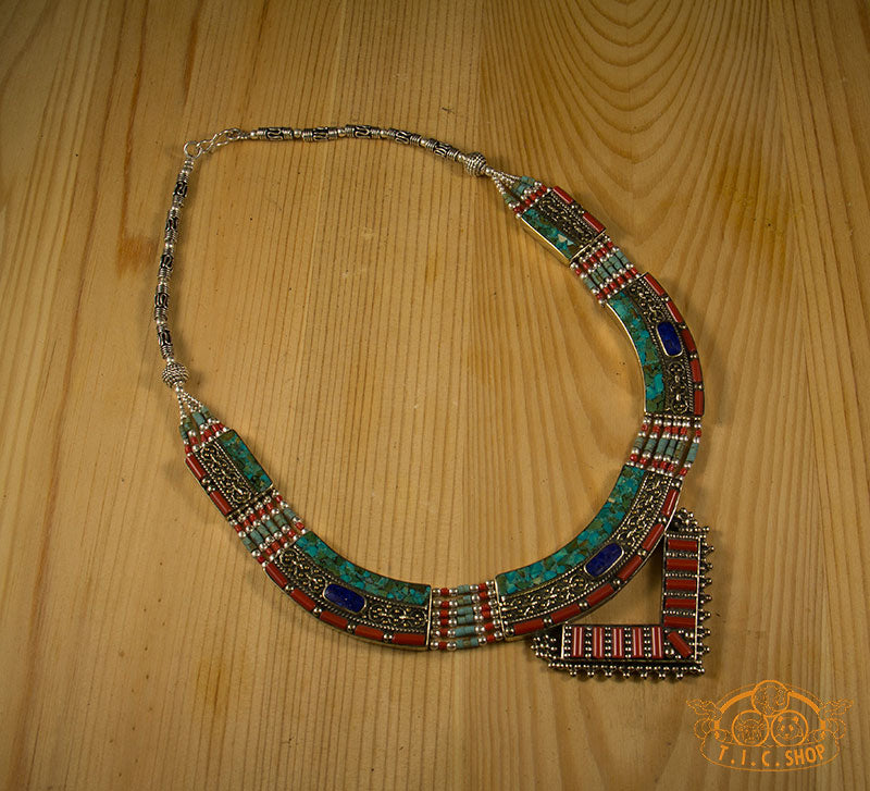 Traditional Handmade Tibetan Style Necklace