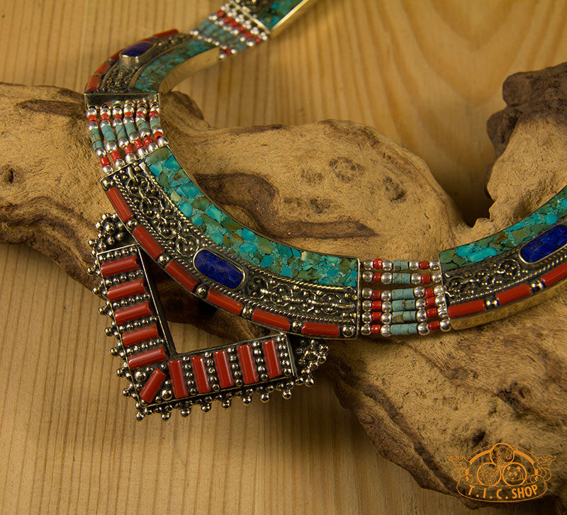 Traditional Handmade Tibetan Style Necklace