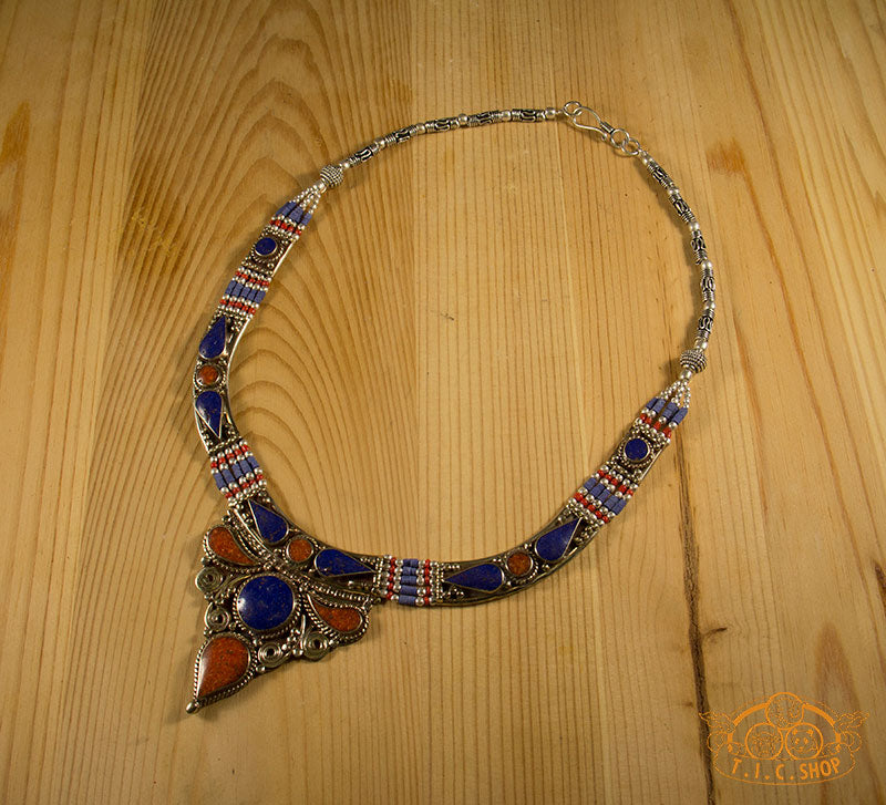 Traditional Handmade Tibetan Style Necklace