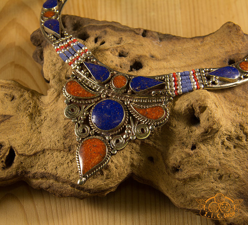 Traditional Handmade Tibetan Style Necklace