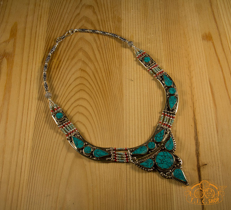 Traditional Handmade Tibetan Style Necklace