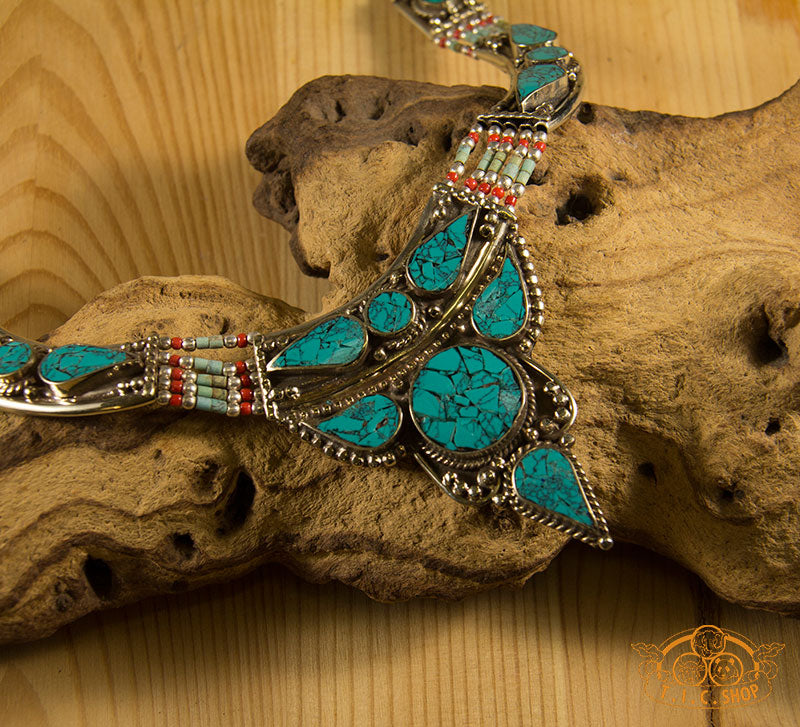 Traditional Handmade Tibetan Style Necklace