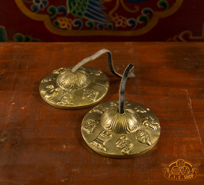 8 Auspicious Symbols Tingsha Bells