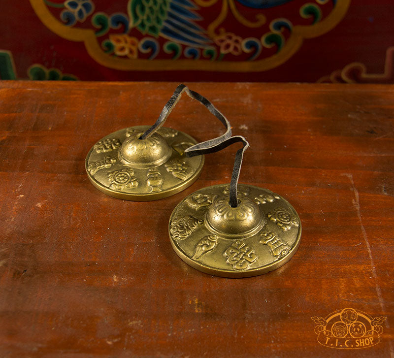 8 Auspicious Symbols Tingsha Bells