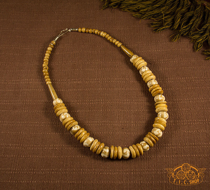 Mystery Yak Bone Amulet Necklace