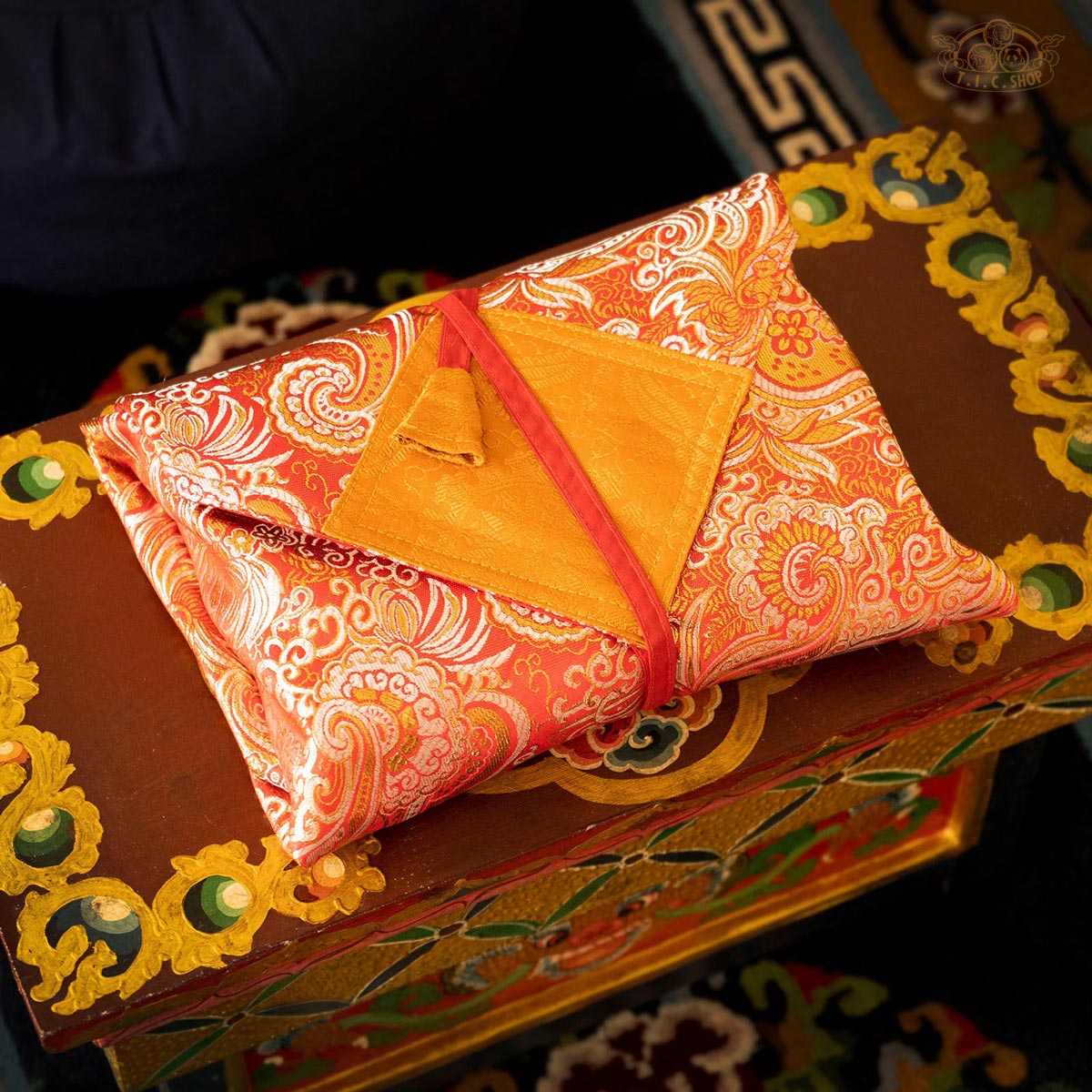 Tibetan Traditional Brocade Book Cloth