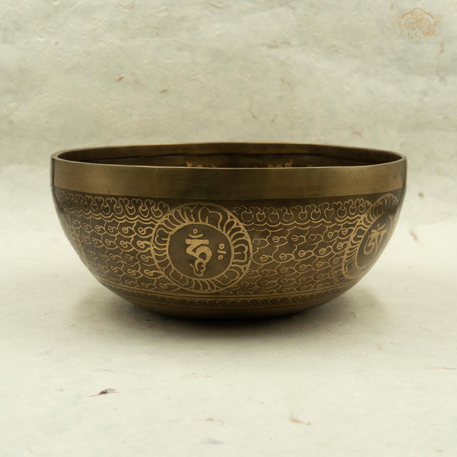 White Tara Singing Bowl 23.5cm