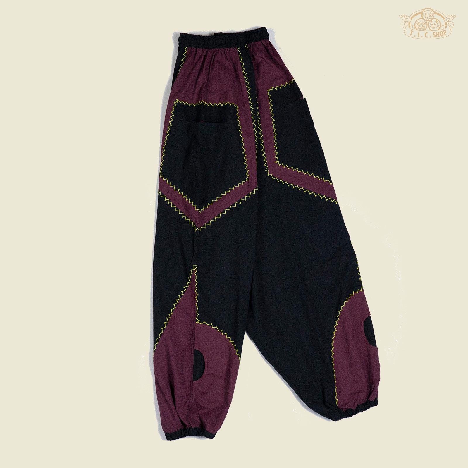 Hand Embroidery Patchwork Harem Trousers