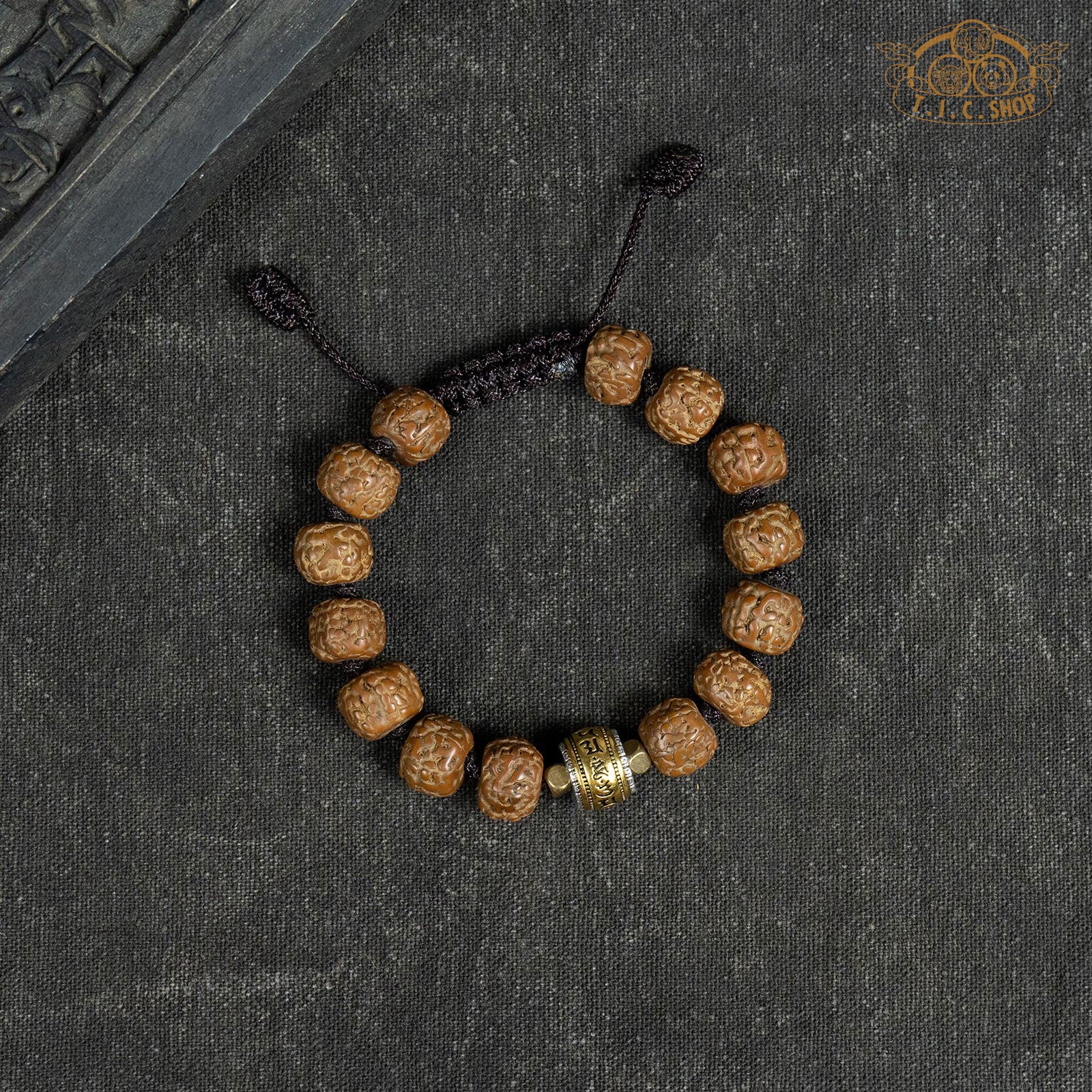 Rudraksha 10mm Beads Bracelet